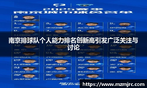 南京排球队个人能力排名创新高引发广泛关注与讨论